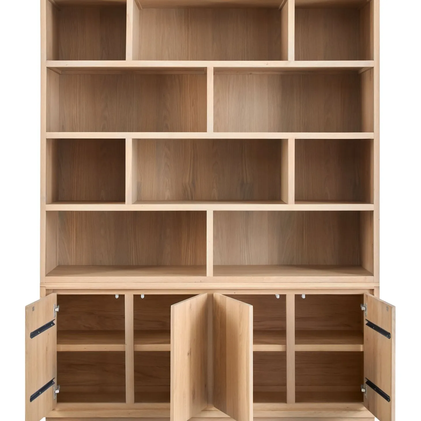 Wandmeubel Lavio Eiken 164 cm naturel grijs