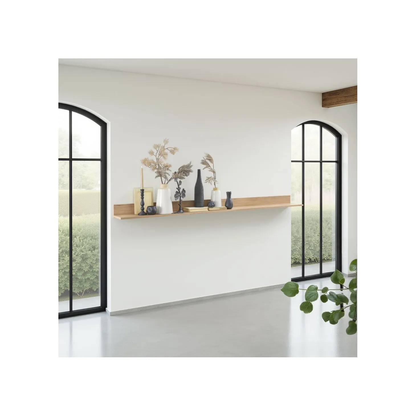 Wandplank Paranno 21x220 cm bruin