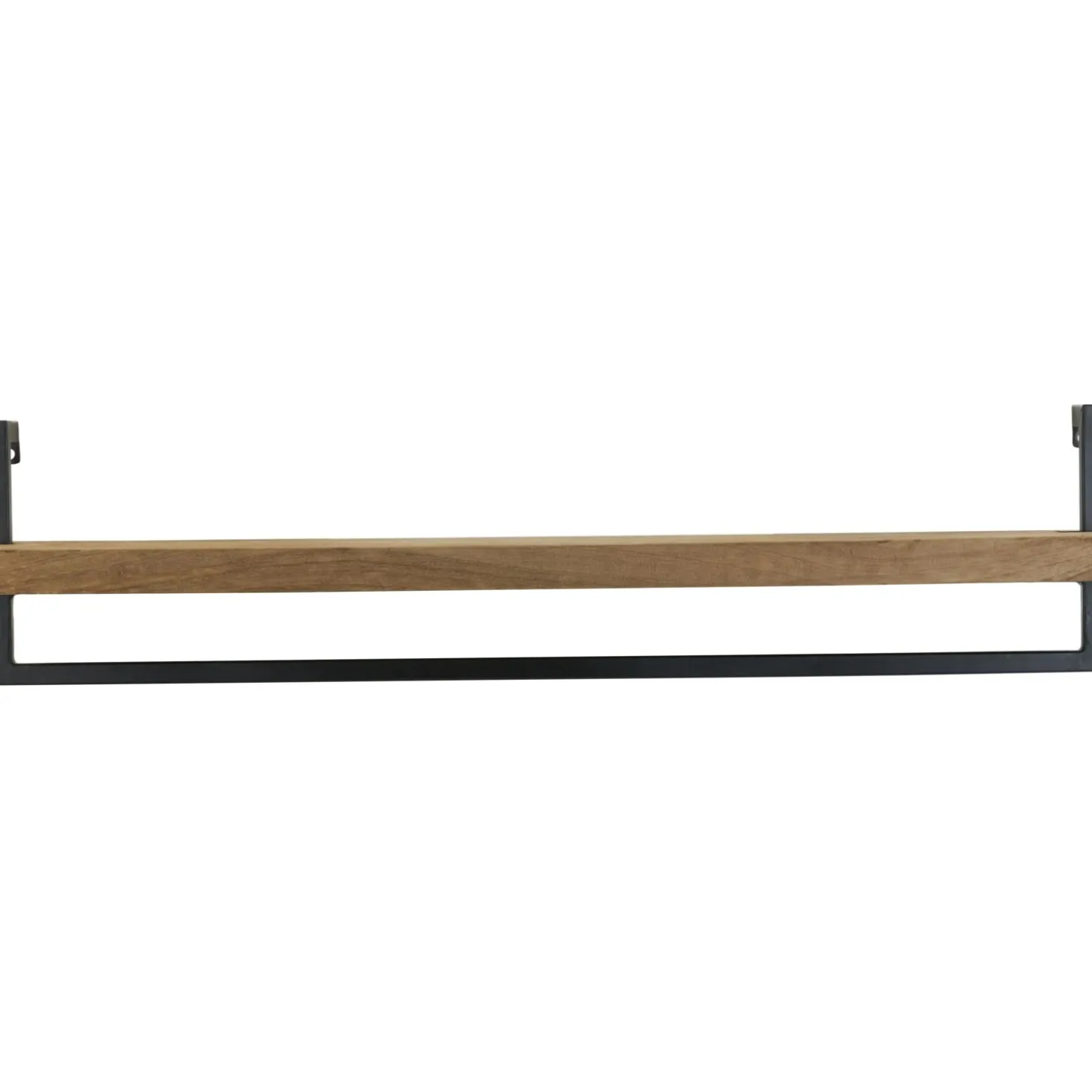 Wandplank Pardal Hout metaal 24x100 cm bruin