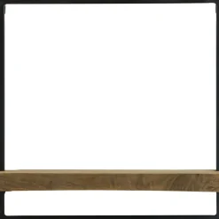 Wandplank Pardal Hout metaal 50x50 cm bruin