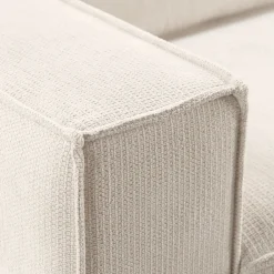 2,5 zitsbank Barrio Ecru 2x70 basic comfort