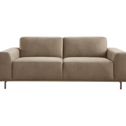 2,5 zitsbank Pantini Microleder bruin premium comfort