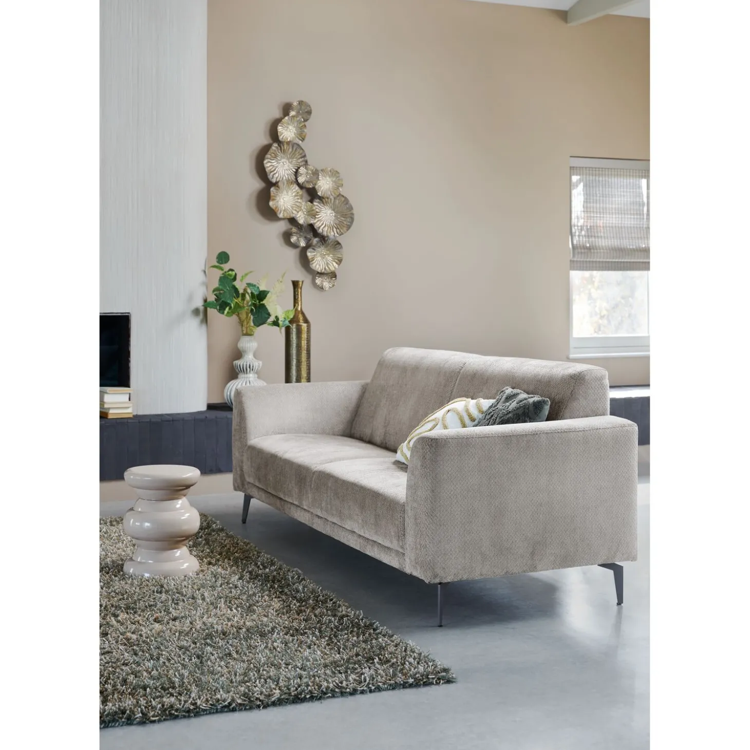 3 zitsbank Provesano HR zitting beige